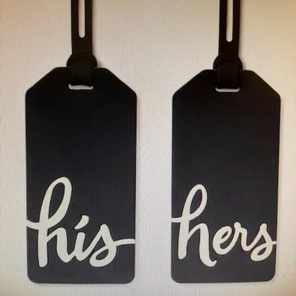 Kate Spade “His & Hers” Luggage Tags | BRAND NEW